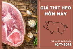 Giá thịt heo hôm nay 1/8: Giá đi ngang trong ngày đầu tuần